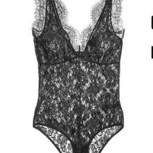 MALENE BIRGER Black Lingerie With lace Sz M